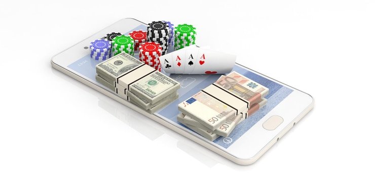 Tampilan aplikasi Android jambi toto menampilkan meja dealer langsung dan pilihan permainan