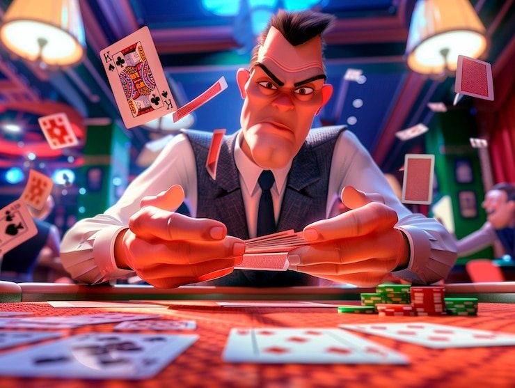 Dealer profesional jambi toto di meja Lightning Baccarat dengan tata letak kartu yang rapi